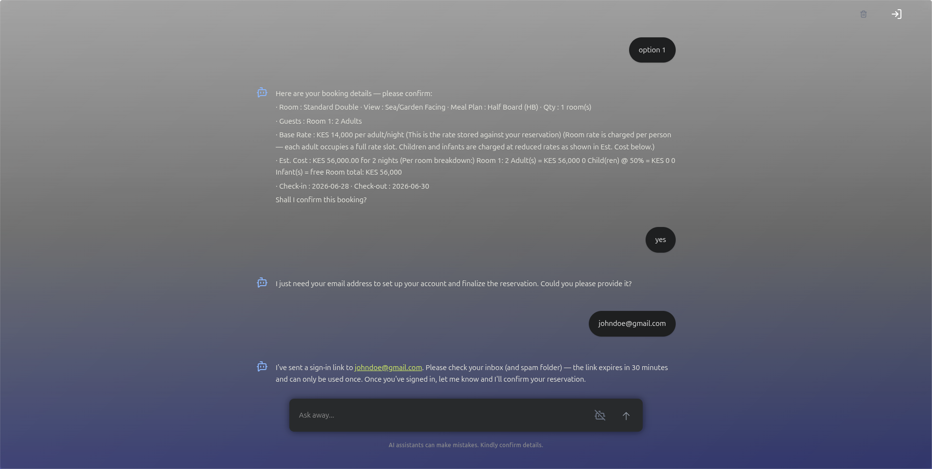 Guest Chat Interface Preview 1