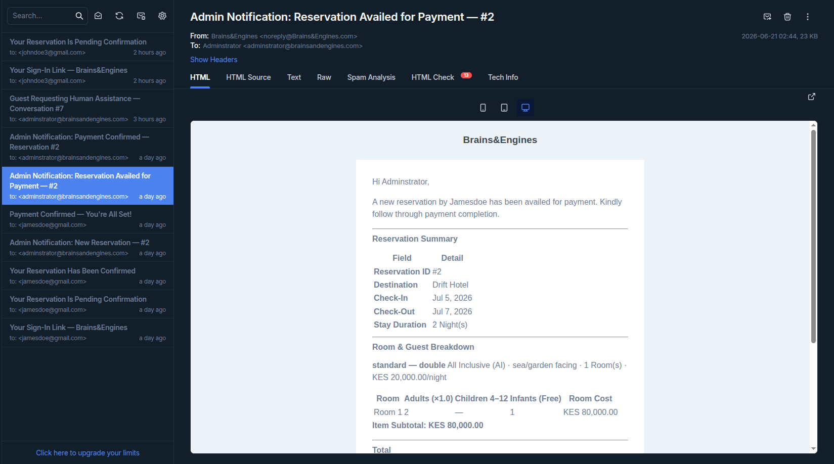 Instant staff notifications Preview 3