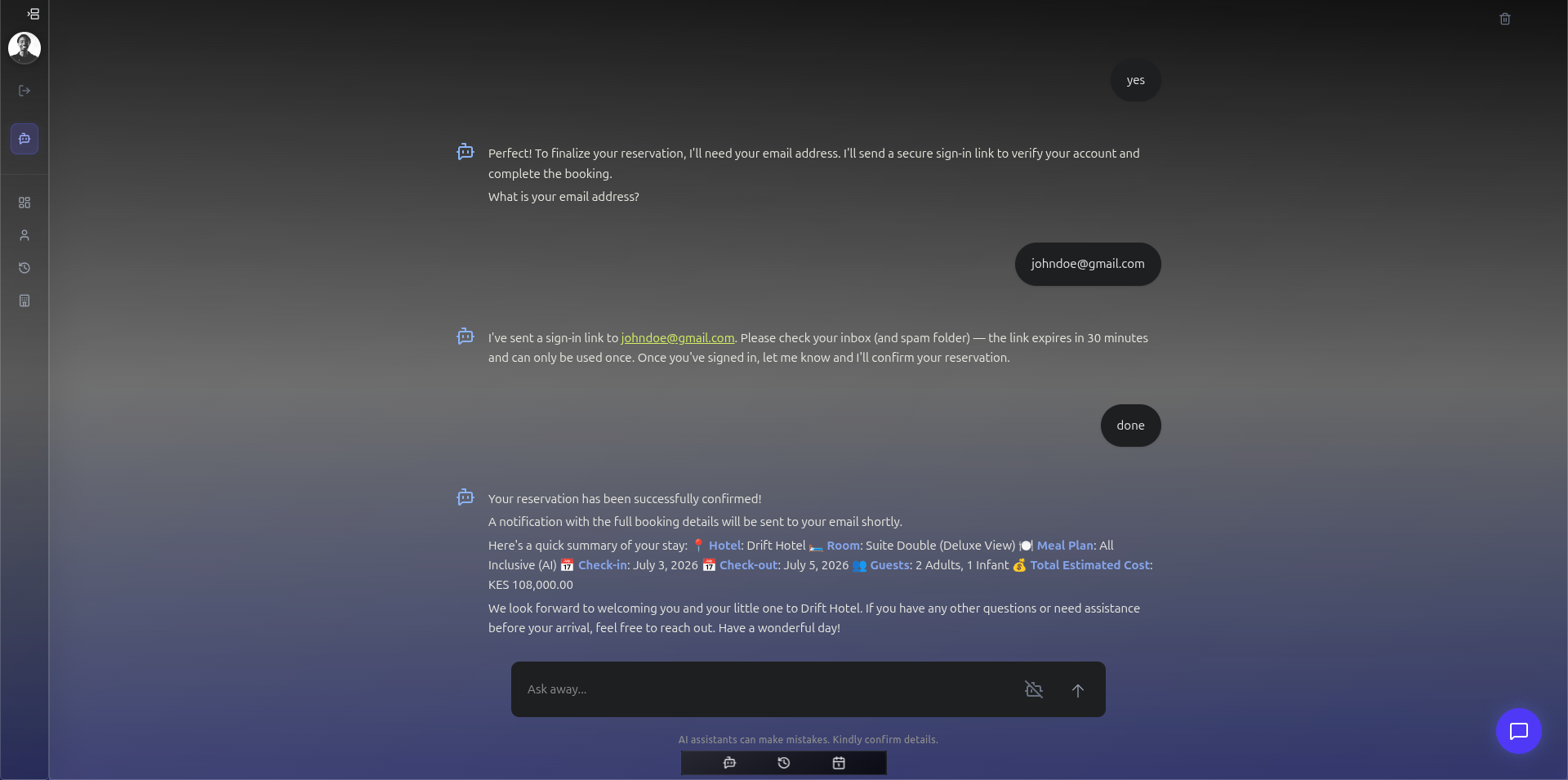 Guest Chat Interface Preview 4